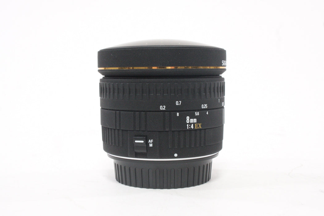 Sigma 8mm Fisheye F4ex Lens for Canon EF Mount
