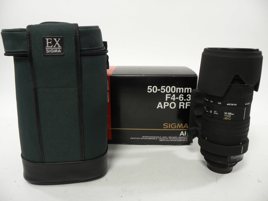 Sigma APO HSM RF AF 50-500mm f4-6.3 Nikon F Mount