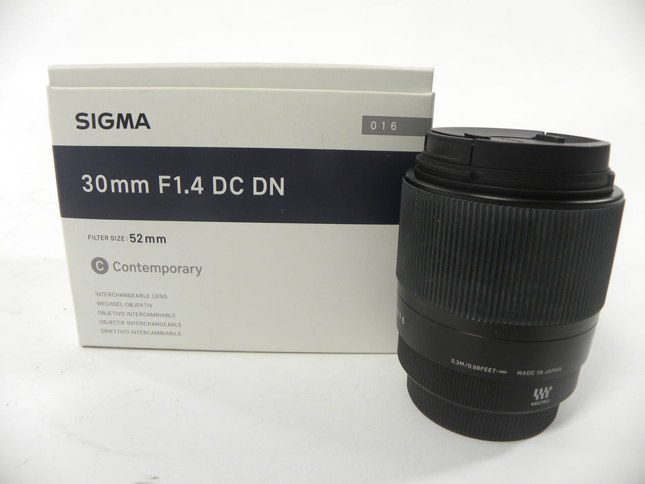 Sigma DC DN 30mm f1.4 Micro 4/3 Mount