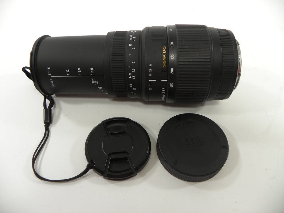 Sigma DG 70-300mm f4-5.6 Canon EF lens