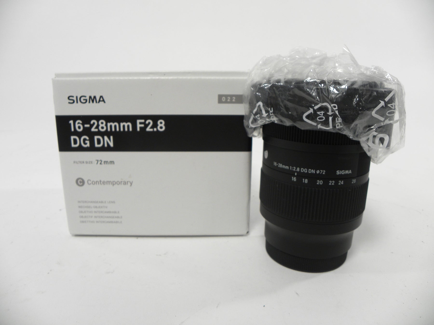 Sigma DG DN Contemporary 16-28mm f2.8 Sony E Mount lens