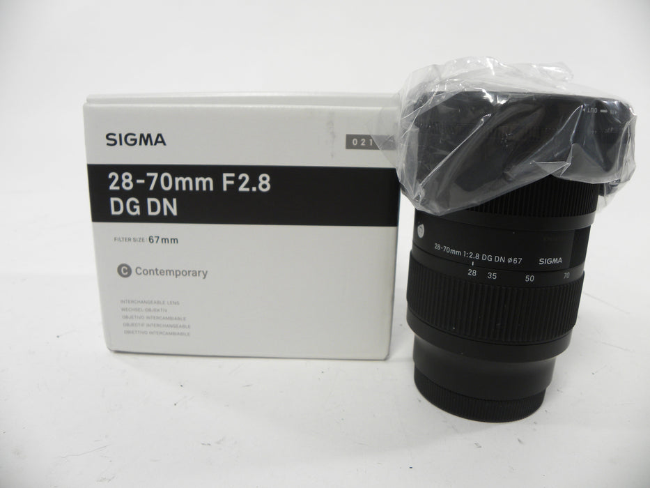 Sigma DG DN Contemporary 28-70mm f2.8 Sony E Mount lens