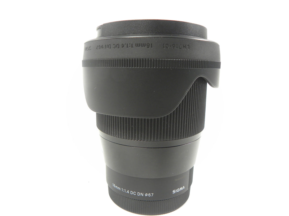 Sigma DN DC 16mm f1.4 Sony E Mount