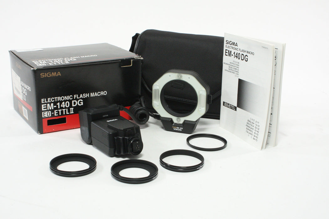 Sigma Electronic Flash Macro EM-140 DG EO-ETTLL II for Canon