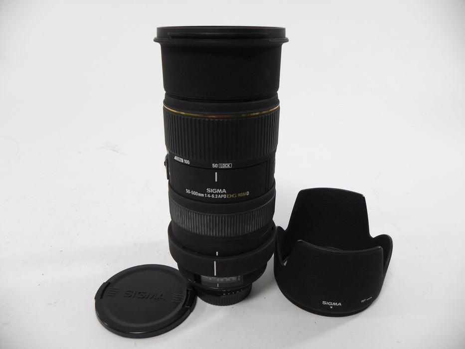 Sigma EX APO DG HSM D 50-500mm f4-6.3 Nikon AF-D Mount
