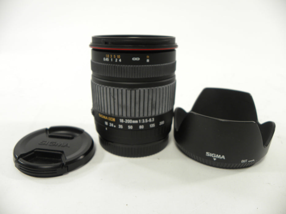 Sigma Zoom DC 18-200mm f3.5-6.3 Canon EF-S Mount