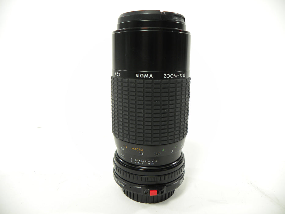 Sigma Zoom K-111  75-210mm f3.5-4.5 Canon FD Mount