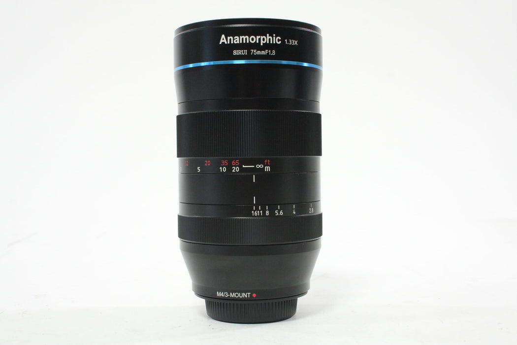 Sirui 75mm f/1.8 Anamorphic Lens for M4/3 Mount 1.33X