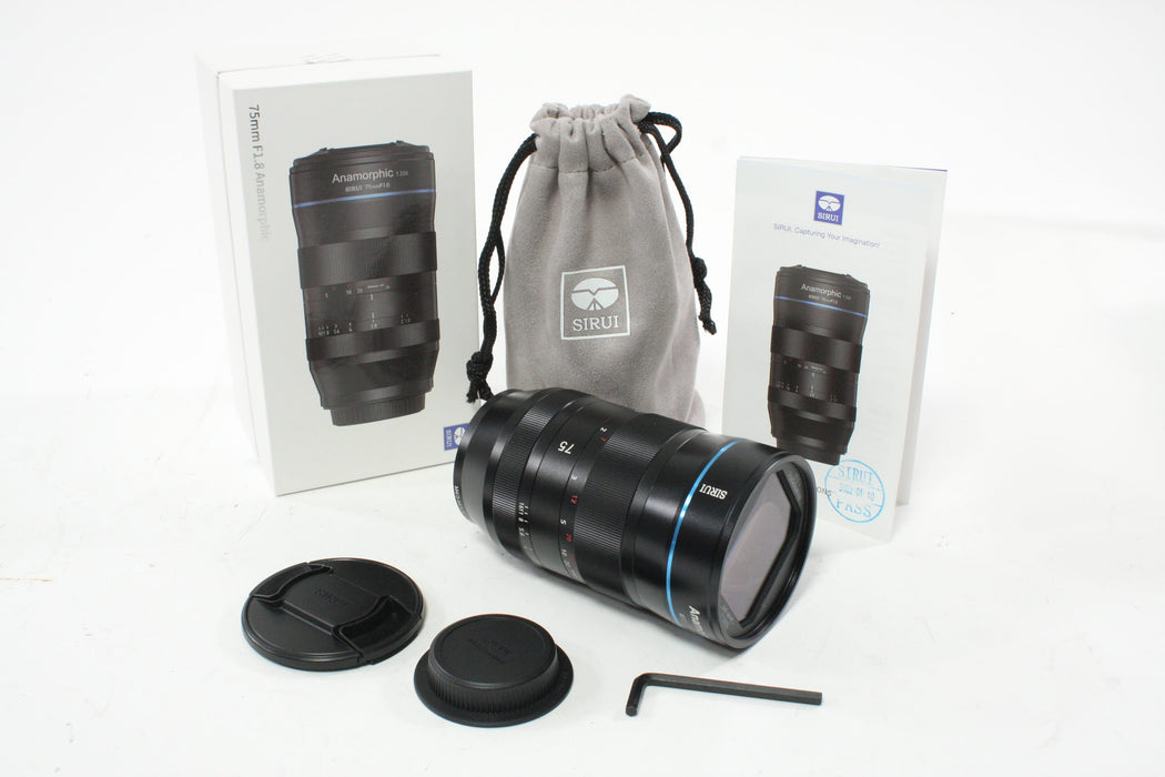 Sirui 75mm f/1.8 Anamorphic Lens for M4/3 Mount 1.33X