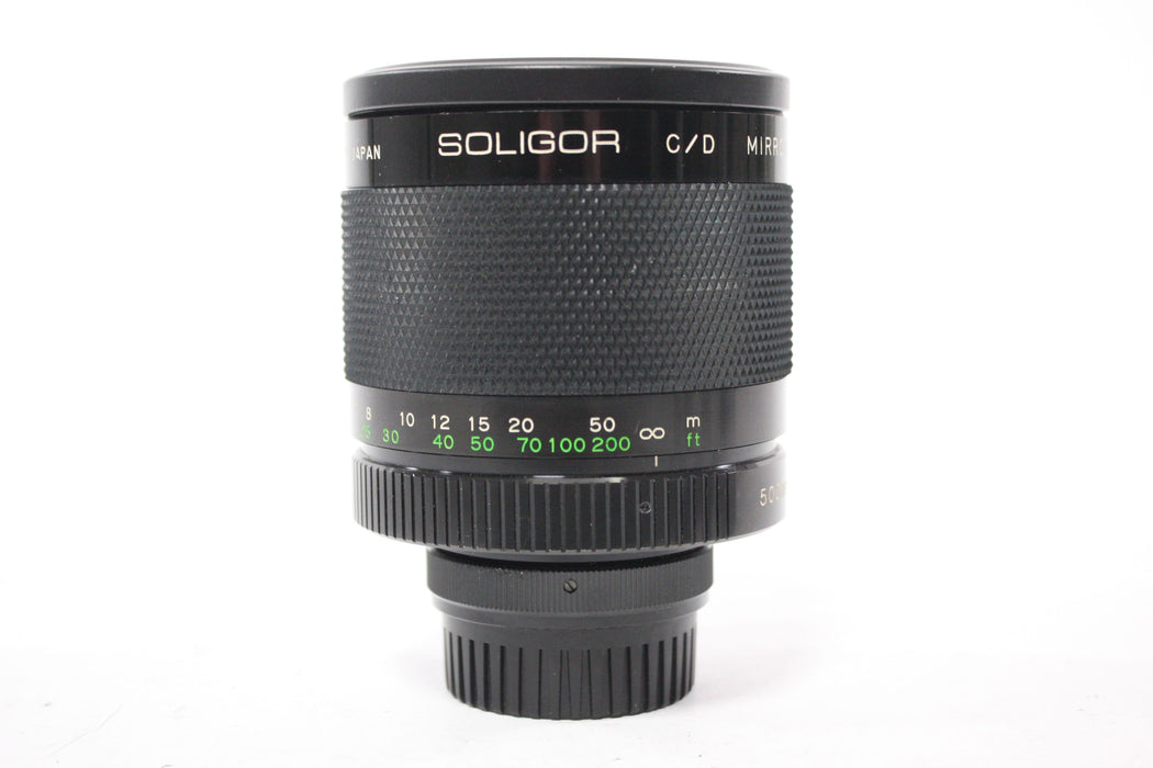 Soligor 500mm f/8 C/D Mirror Lens for Minolta MD Mount