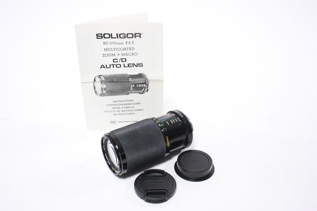 Soligor 80-200mm f/4.5 C/D MC Lens for Pentax K Mount