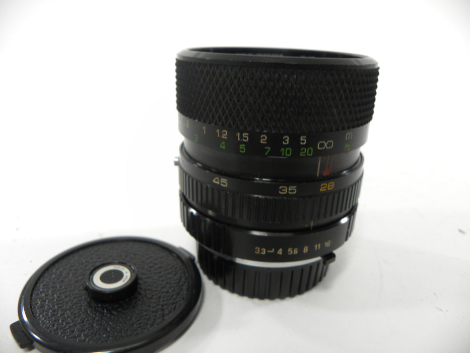 Soligor MC C/D Zoom Macro 28-55mm f3.3-4.5 Minolta MD Mount