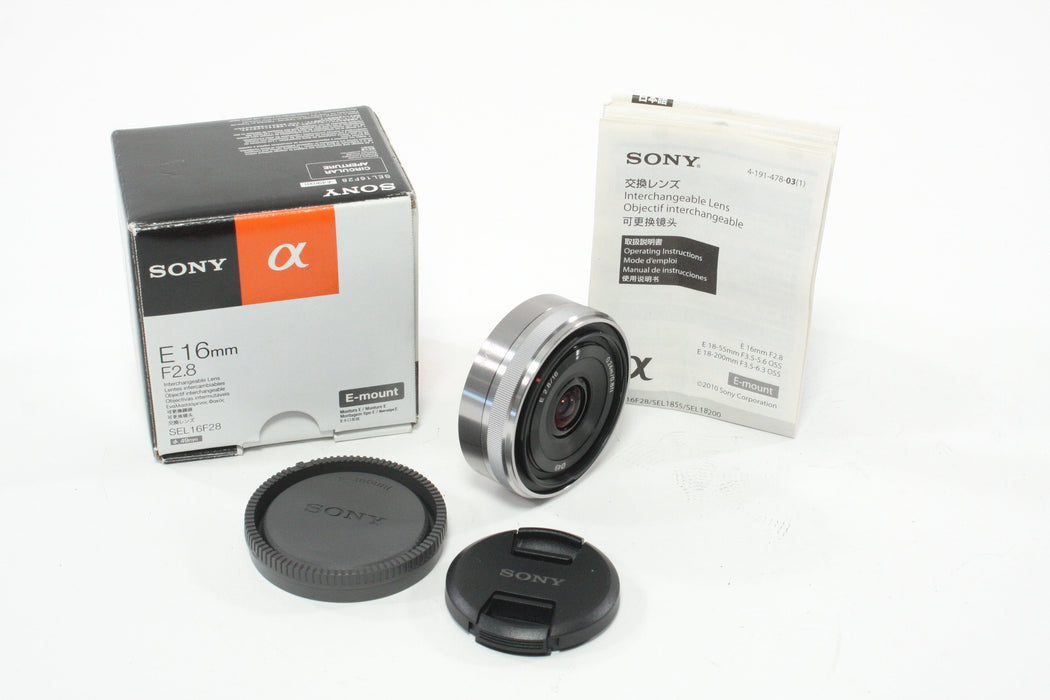 Sony 16mm f/2.8 Lens for Sony E Mount