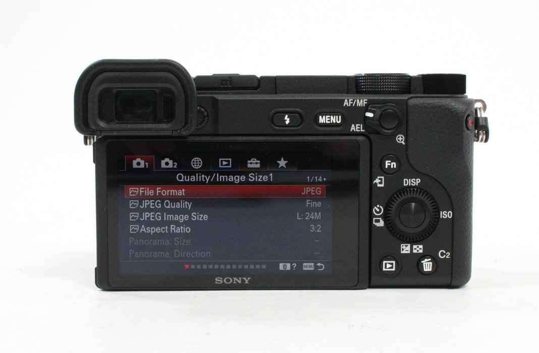 Sony 6400 Mirroless Digital Camera w 16-50mm f/3.5-5.6 & 3-Battery Charger Kit Shutter Count only 16