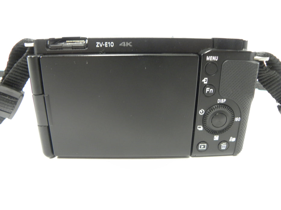 Sony a ZV-E10 25.0mp Digital Mirrorless w/E 16-50 PZ OSS Shutter Ct. 14,587