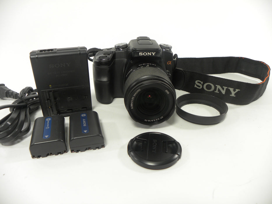Sony a100 10.2mp Digital SLR w/DT 18-70mm f3.5-5.6