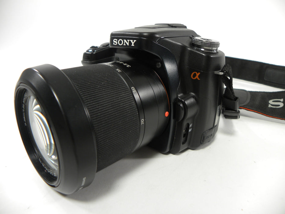Sony a100 10.2mp Digital SLR w/Sony DT Macro 18-70mm f3.5-5.6