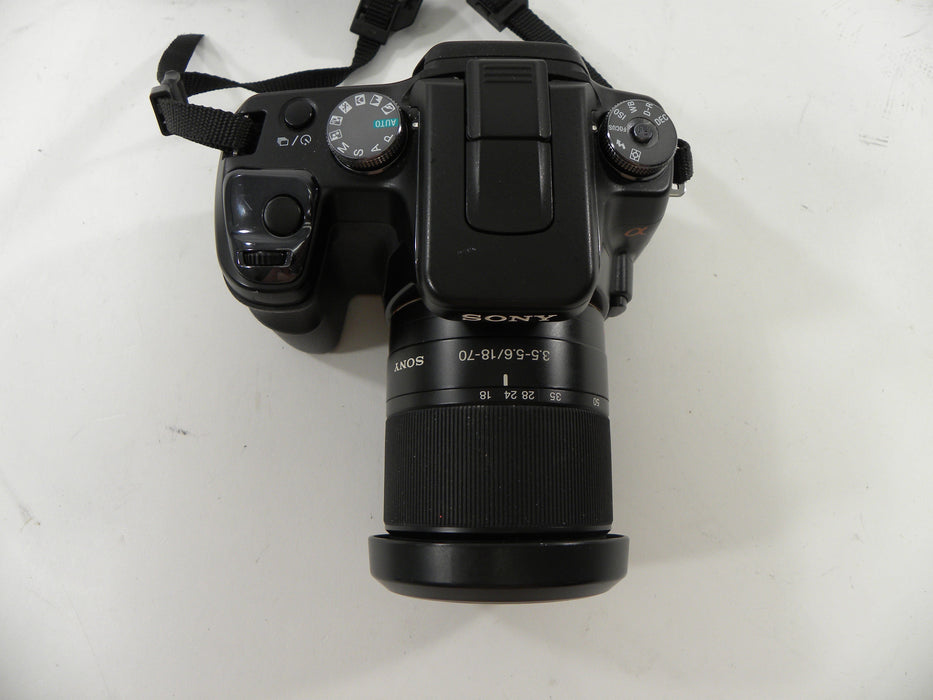 Sony a100 10.2mp Digital SLR w/Sony DT Macro 18-70mm f3.5-5.6