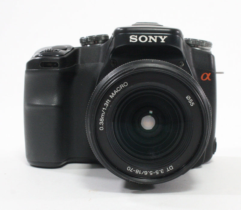 Sony a100 DSLR Camera with 18-70mm f/3.5-5.6 DT Lens