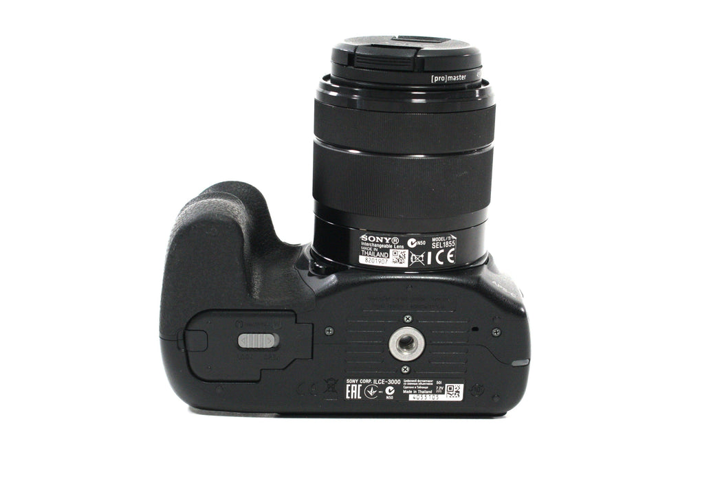 Sony a3000 Mirrorless Digital Camera with 18-35mm f/3.5-5.6 Shutter Count 3,051