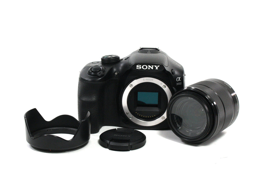 Sony a3000 Mirrorless Digital Camera with 18-35mm f/3.5-5.6 Shutter Count 3,051