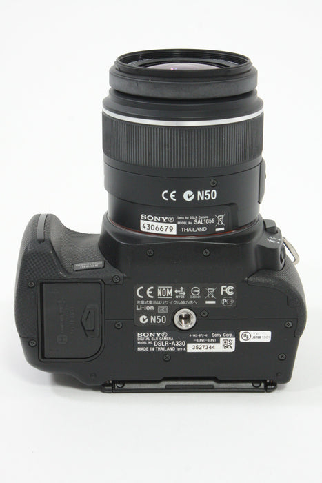 Sony a330 with 18-55mm f/3.5-5.6 Lens - Shutter Count 338