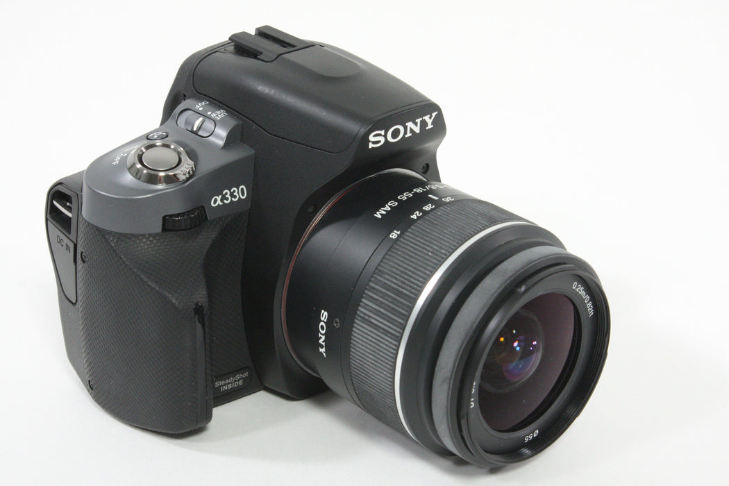 Sony a330 with 18-55mm f/3.5-5.6 Lens - Shutter Count 338