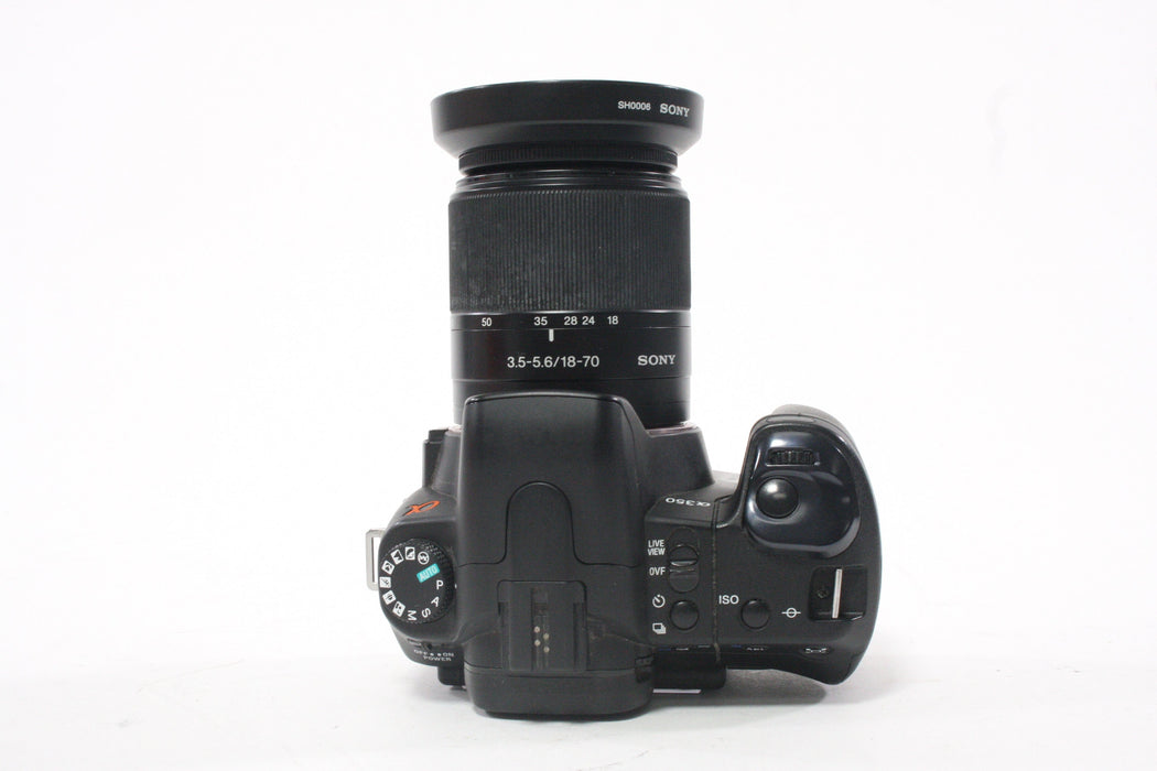 Sony a350 DSLR Camera with 18-70mm f/3.5-5.6 DT Lens A Mount Shutter Count N/A