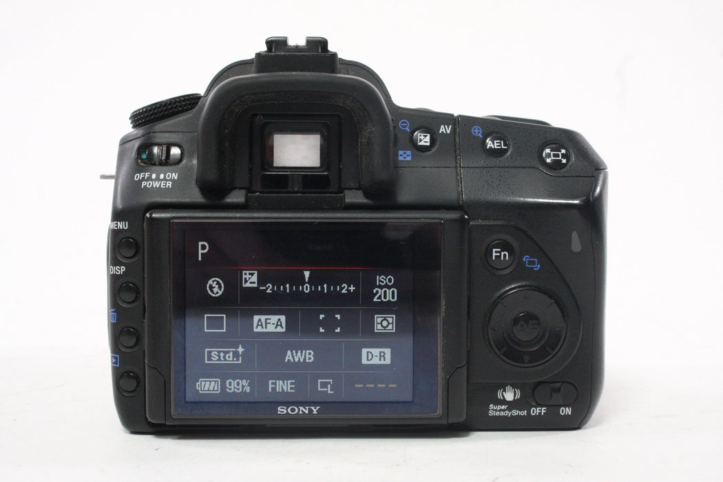 Sony a350 DSLR Camera with 18-70mm f/3.5-5.6 DT Lens A Mount Shutter Count N/A