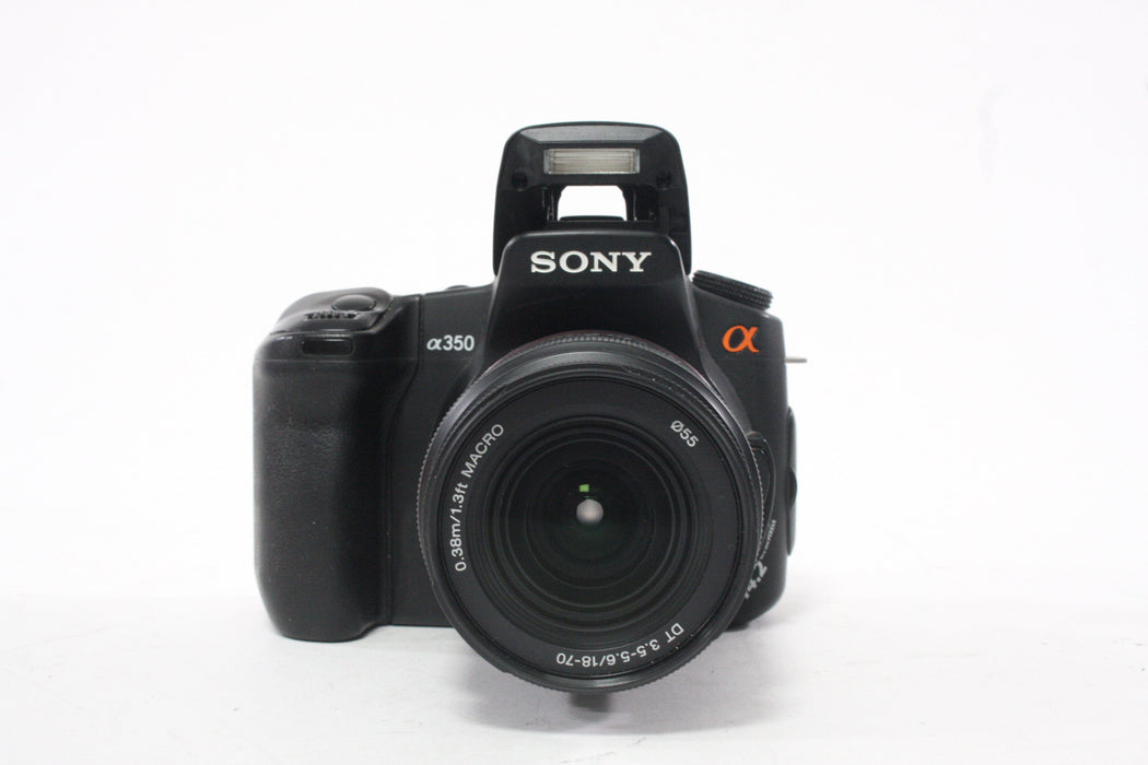 Sony a350 DSLR Camera with 18-70mm f/3.5-5.6 DT Lens A Mount Shutter Count N/A