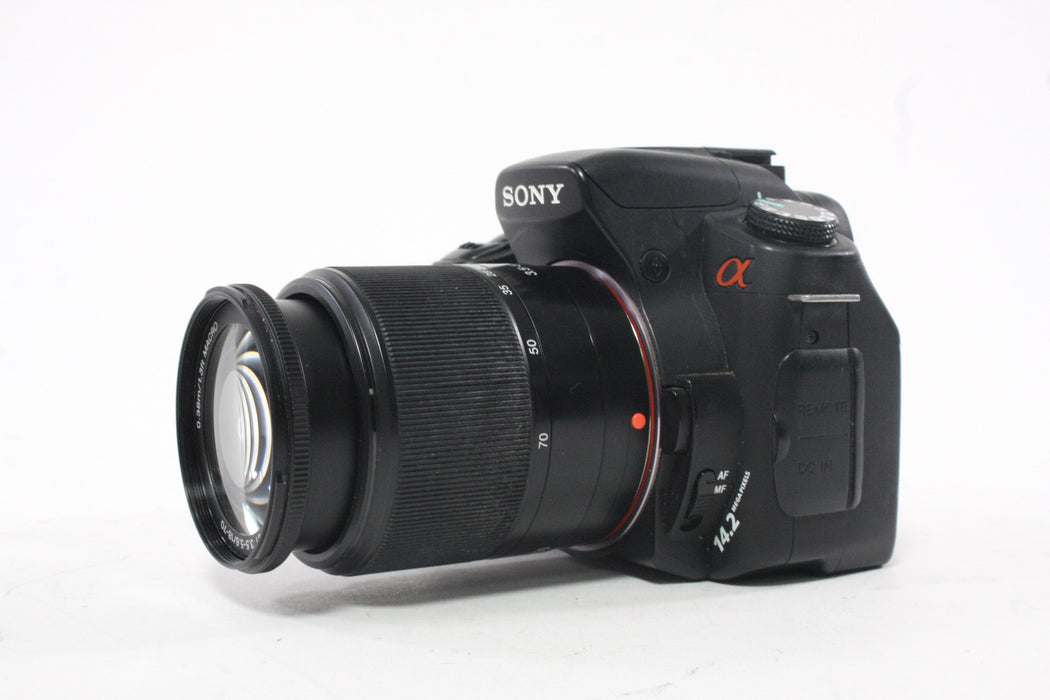 Sony a350 DSLR Camera with 18-70mm f/3.5-5.6 DT Lens A Mount Shutter Count N/A