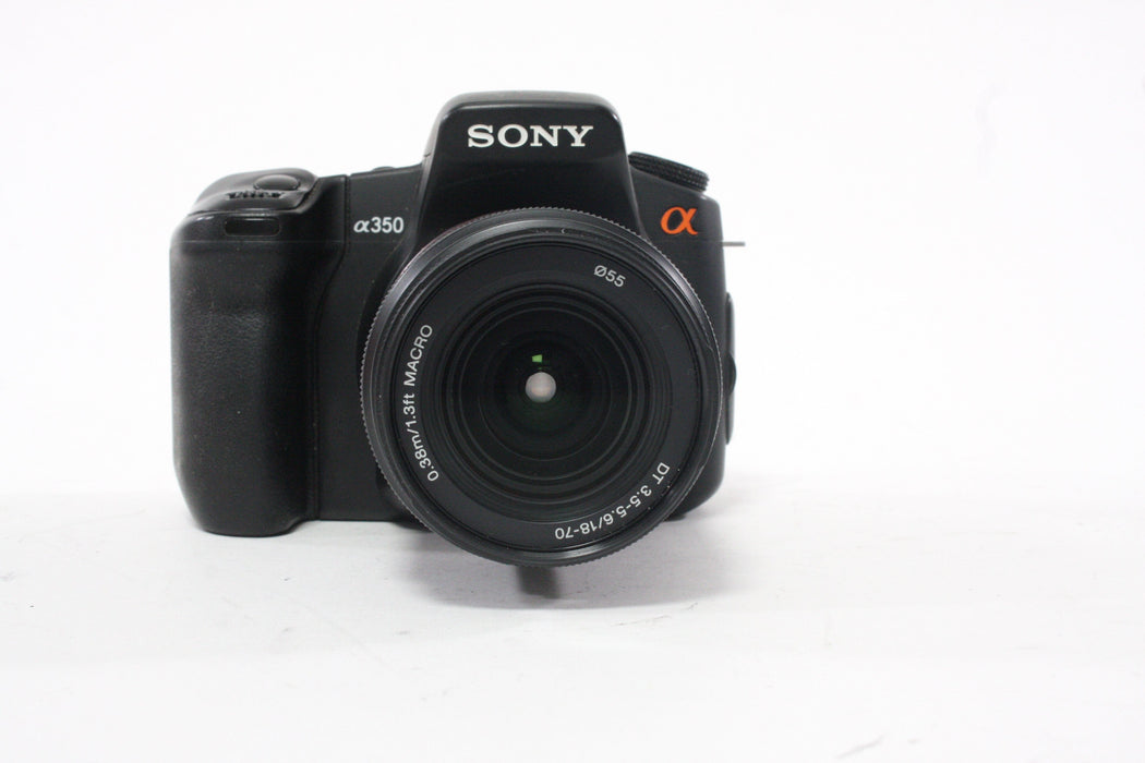 Sony a350 DSLR Camera with 18-70mm f/3.5-5.6 DT Lens A Mount Shutter Count N/A