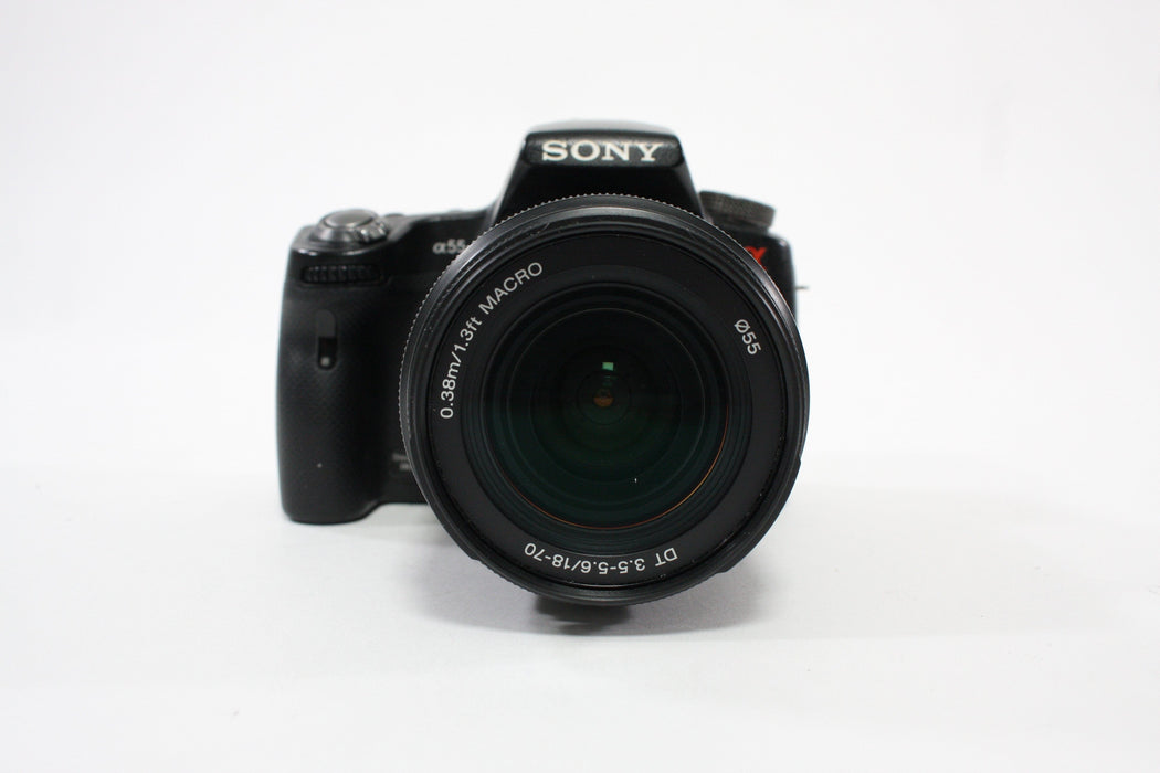 Sony A55 Digital SLR Camera with 18-70mm f/3.5-5.6 Lens
