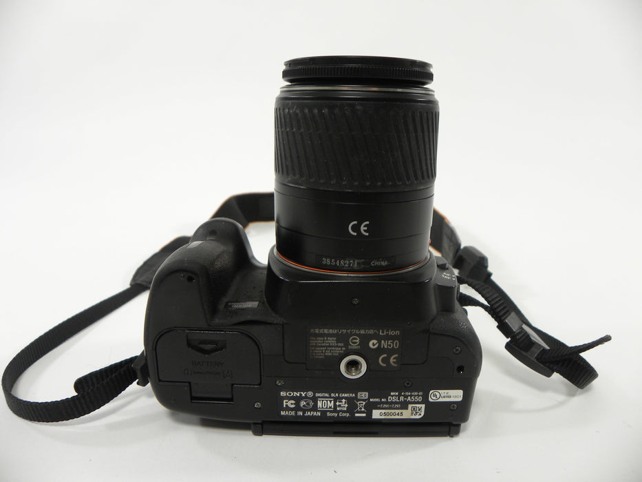 Sony a550 14mp Digital SLR w/Minolta AF DT Zoom 18-70 Shutter Ct. 29,943