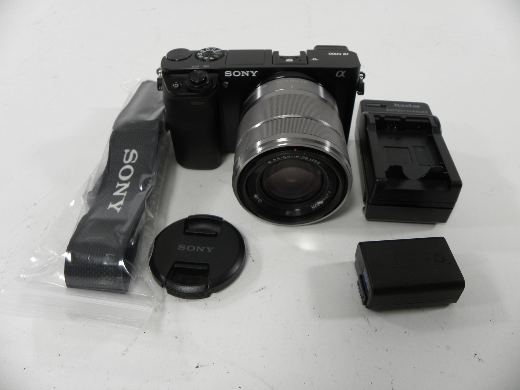 Sony a6000 24.3mp Digital Mirrorless Camera w/E 18-55 OSS Sutter Ct. 845