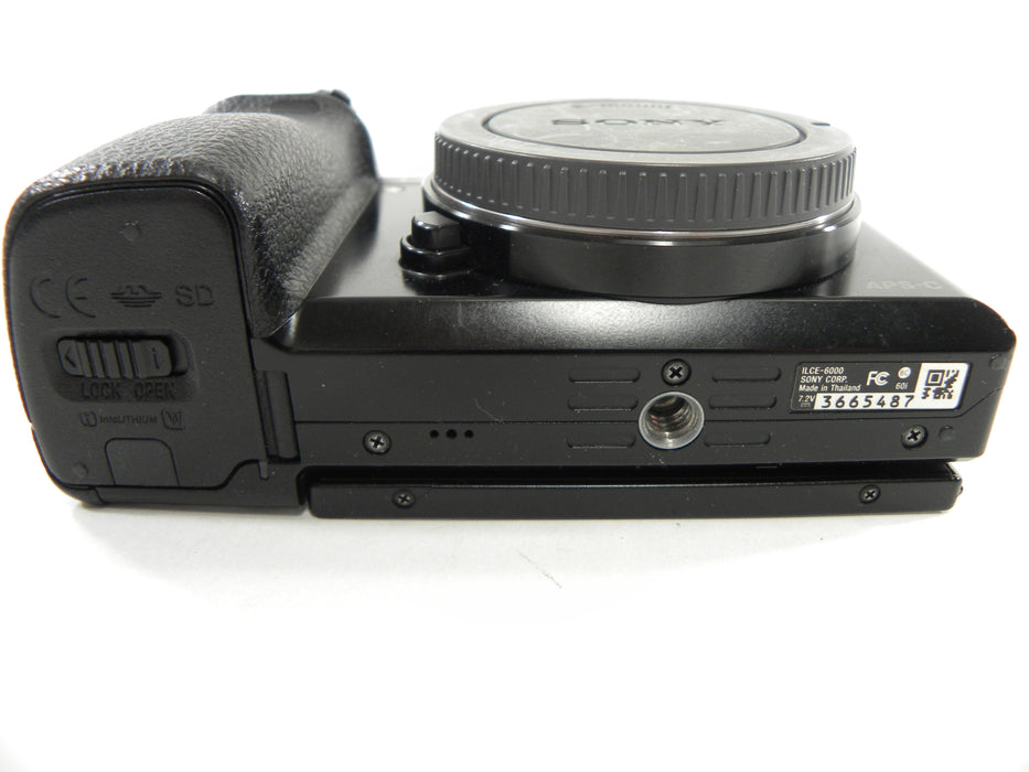 Sony a6000 24.3mp Digital Mirrorless E Mount Body Only Shutter Ct. 36,285