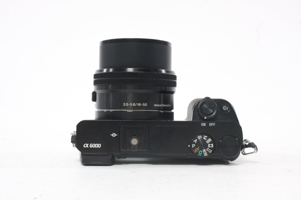 Sony a6000 Digital Camera with 16-50mm f/3.5-5.6 PZ OSS E Lens with Shutter Count 1,065