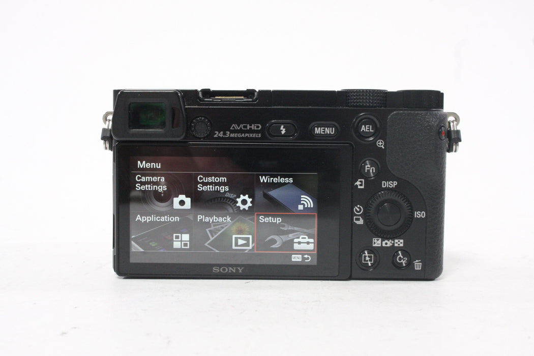 Sony a6000 Digital Camera with 16-50mm f/3.5-5.6 PZ OSS E Lens with Shutter Count 1,065