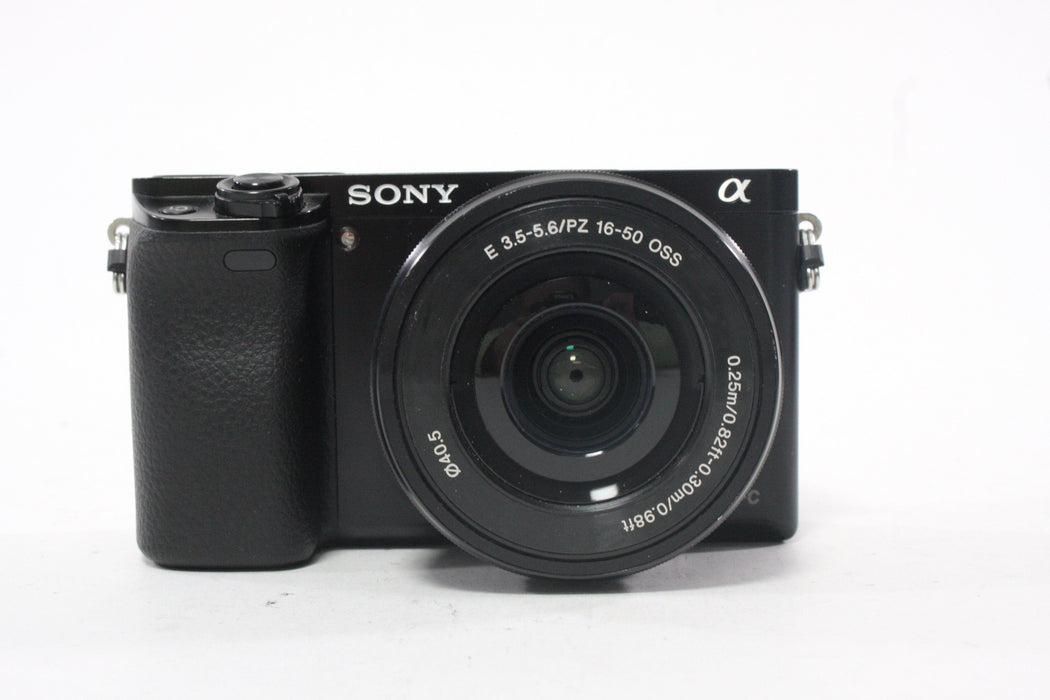 Sony a6000 Digital Camera with 16-50mm f/3.5-5.6 PZ OSS E Lens with Shutter Count 1,065