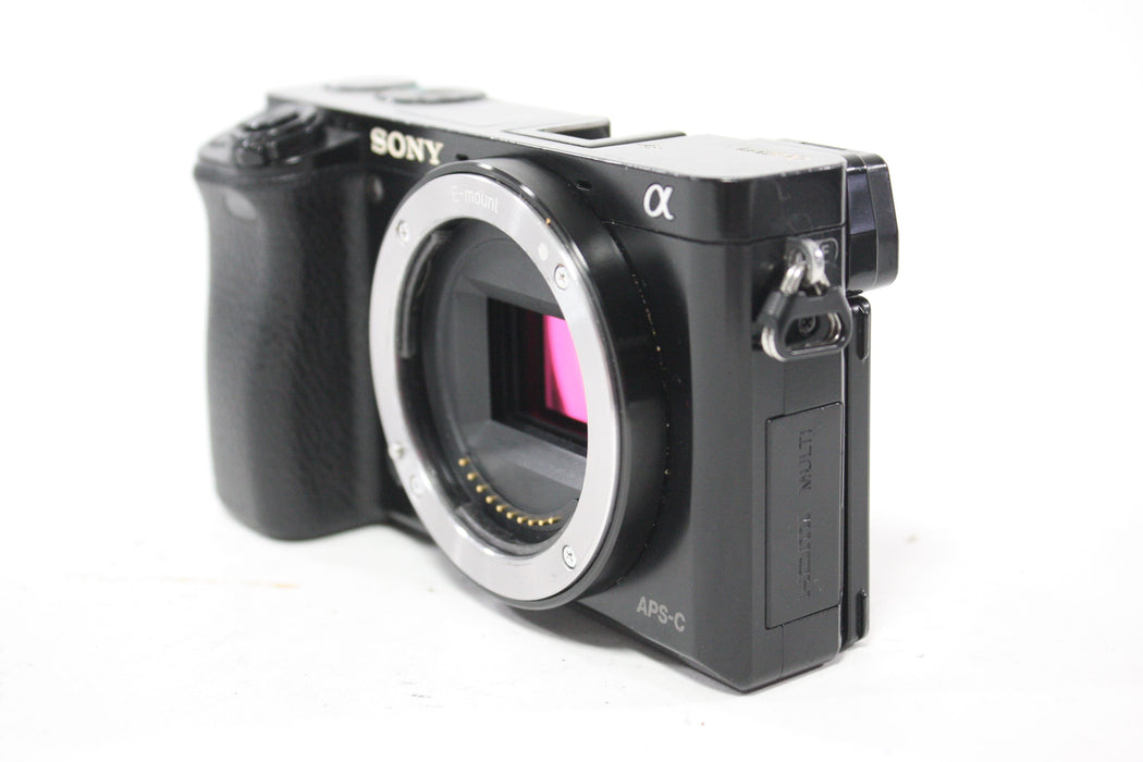 Sony A6000 Digital Mirrorless Camera Body with Shutter Count 63,455