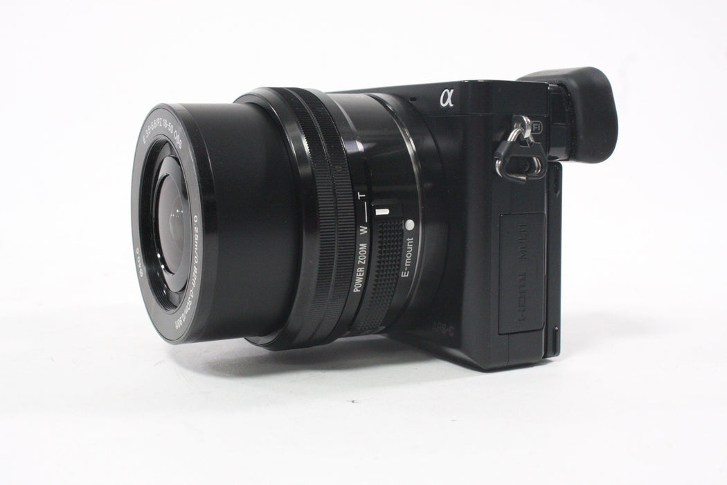Sony A6000 Mirrorless Digital Camera with 16-50mm f/3.5-5.6 PZ OSS Lens with Shutter Count 7,211