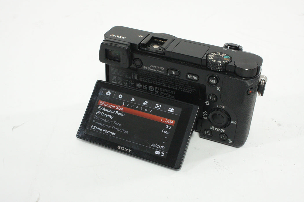 Sony a6000 Mirrorless Digital Camera with Shutter Count 16,830