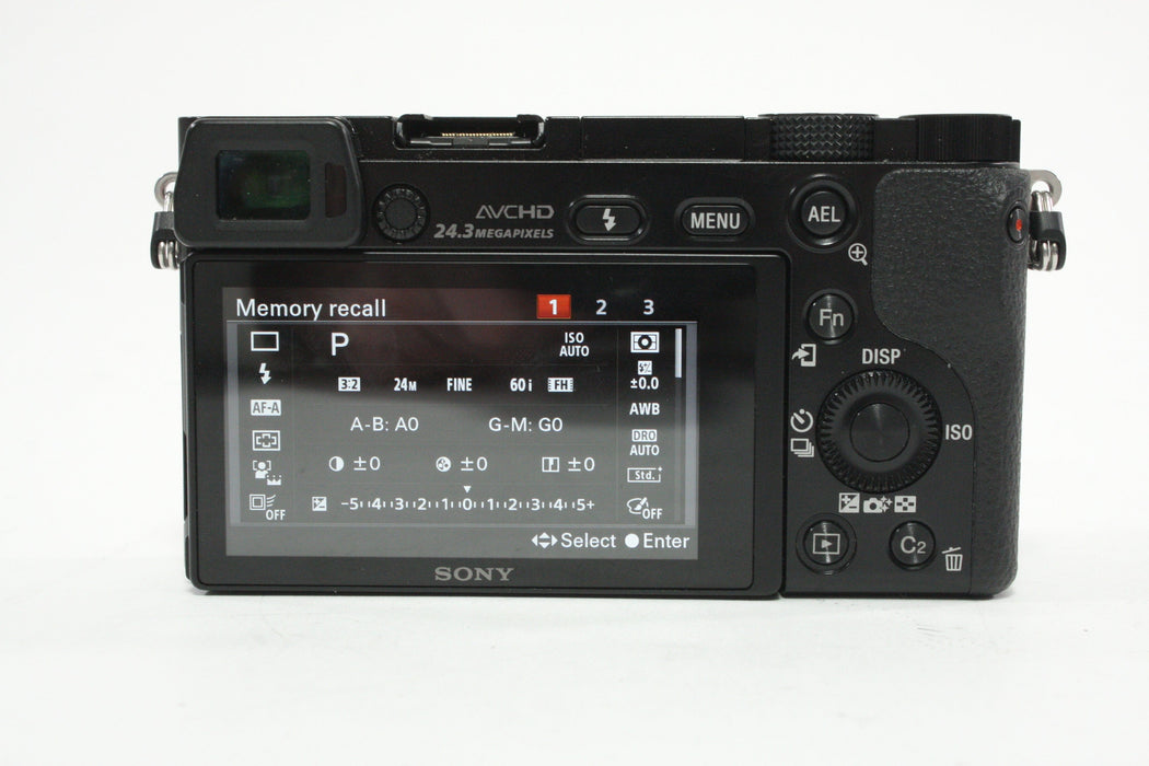 Sony a6000 Mirrorless Digital Camera with Shutter Count 16,830