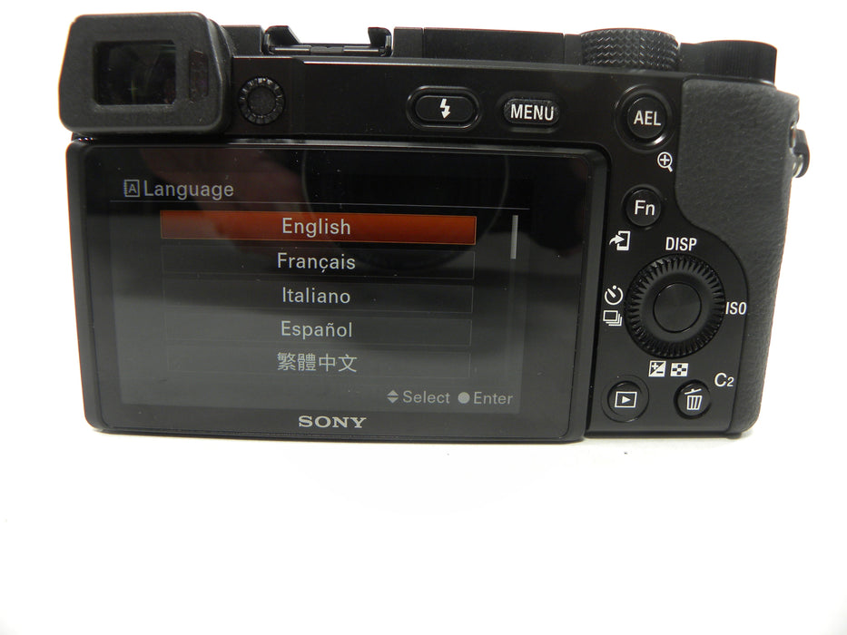 Sony a6100 24.2mp Mirrorless Digital w/16-50mm  PZ OSS Shutter Ct. 758