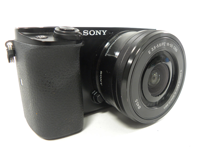 Sony a6100 24.2mp Mirrorless Digital w/16-50mm  PZ OSS Shutter Ct. 758