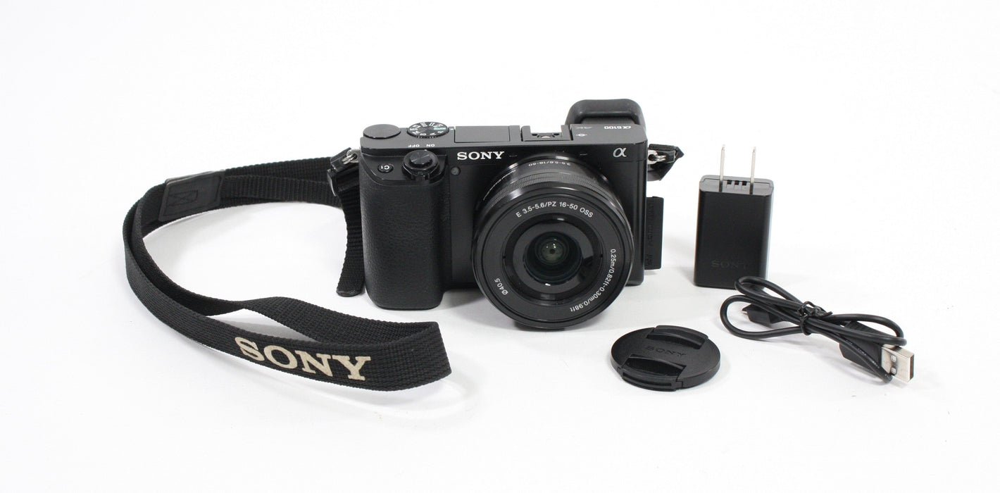 Sony a6100 Digital Mirrorless Camera with 16-50mm f/3.5-5.6 Lens
