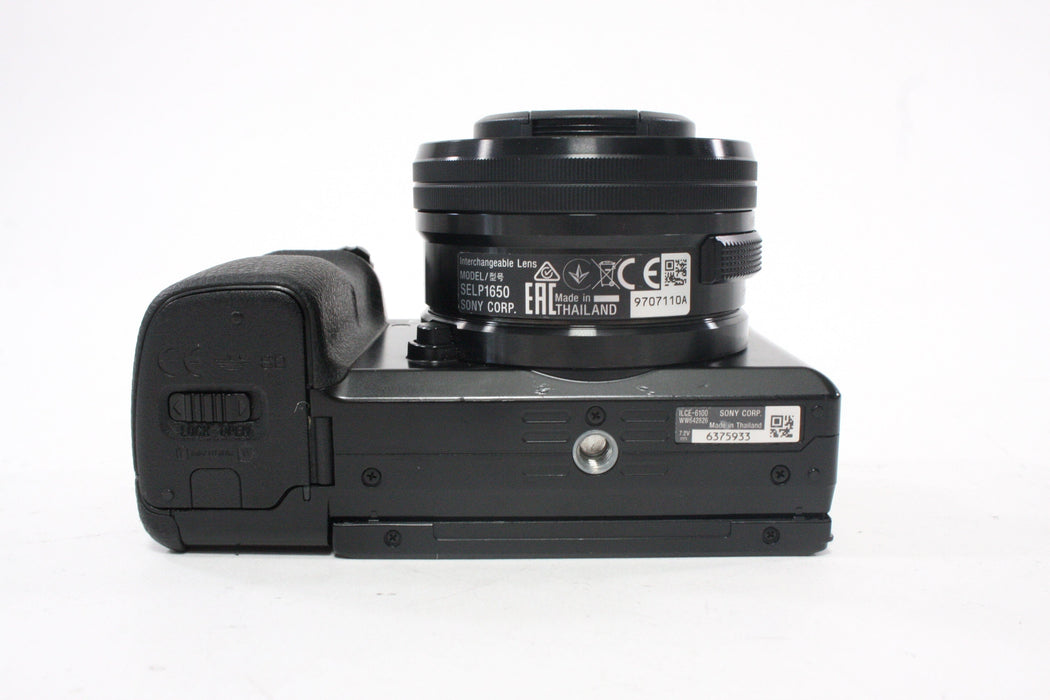 Sony a6100 Digital Mirrorless with 16-50mm f/3.5-5.6 OSS PZ Lens Shutter Count 3,460