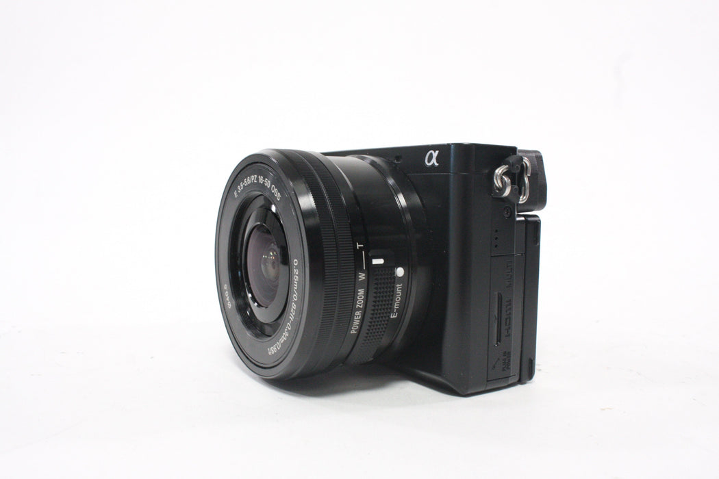 Sony a6100 Digital Mirrorless with 16-50mm f/3.5-5.6 OSS PZ Lens Shutter Count 3,460