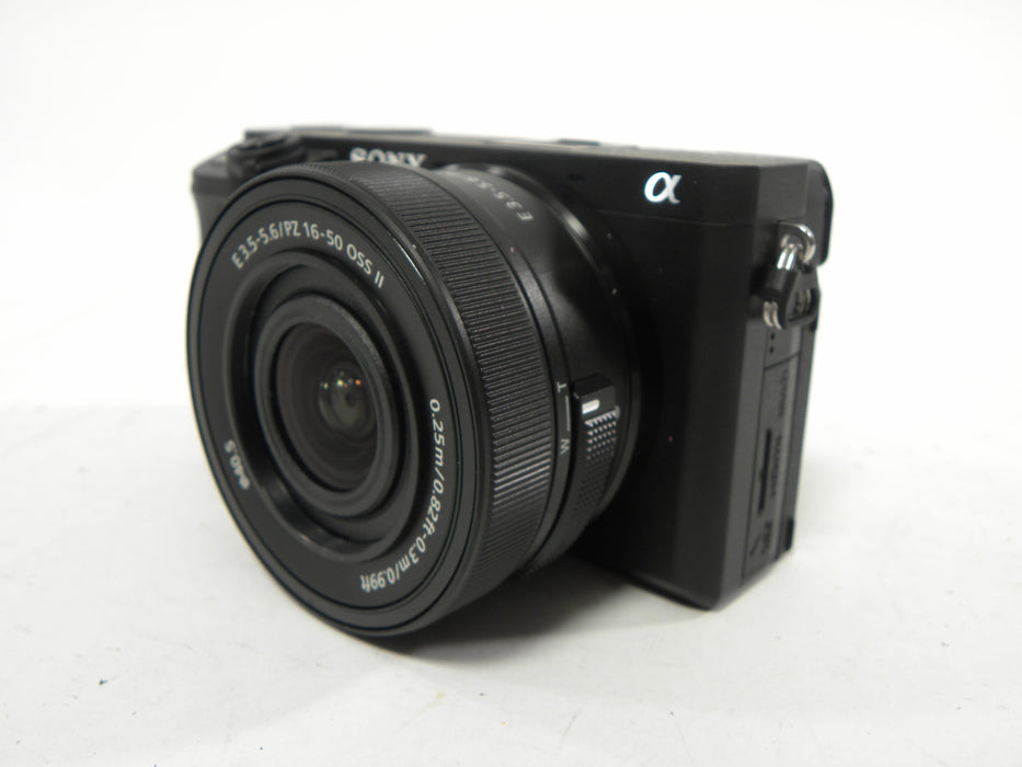 Sony a6400 24.2mp Mirrorless digital w/PZ II 16-50 OSS Shutter Ct. 32