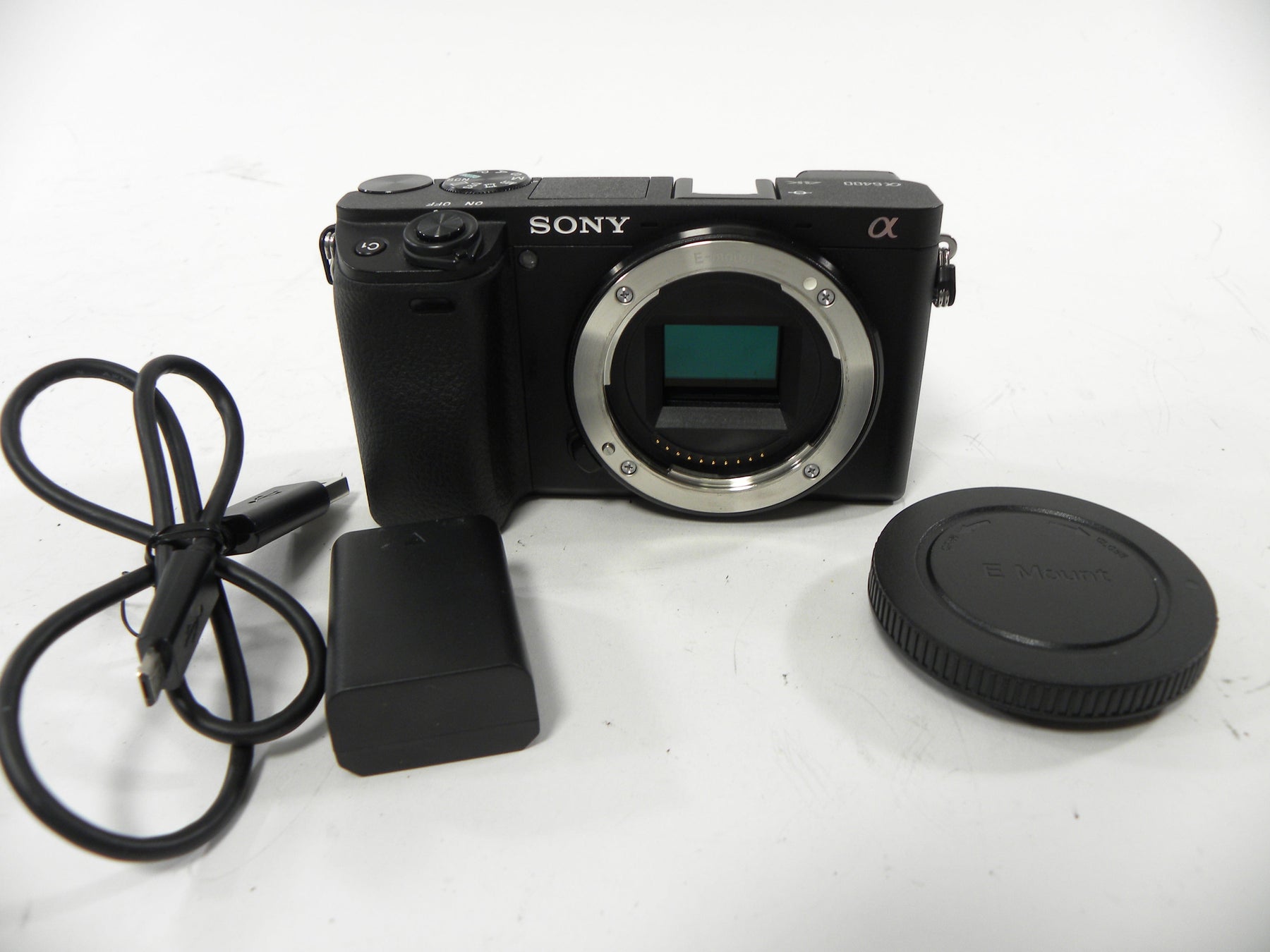 Sony a6400 24mp Digital Mirrorless camera body only Shuttery Ct. 11,921 (Parts)